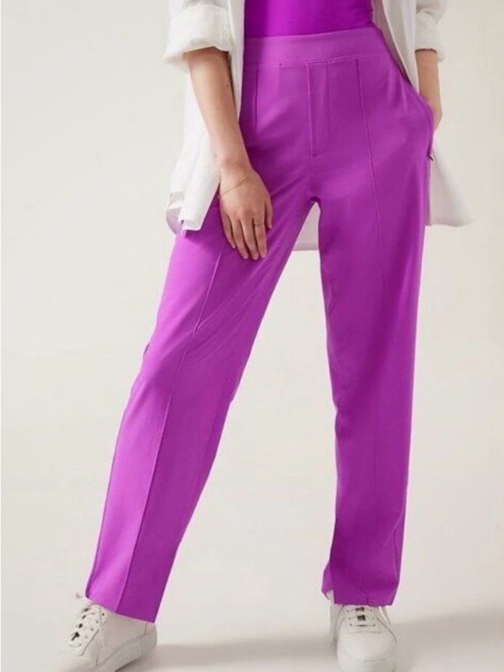 Athleta Brooklyn Heights Vienna Pants Jazzy Purple 12